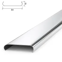 Потолочная рейка Албес A84A суперхром