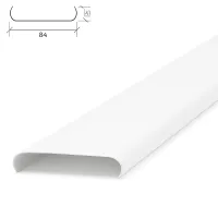 Потолочная рейка Албес A84A белый матовый