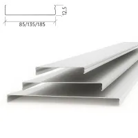 Потолочная рейка Албес AN85A суперхром