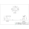 Унитаз напольный Essco Elements ECS-WHT-551PSPP Белый
