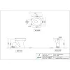Унитаз напольный Essco Elements ECS-WHT-551SSPP Белый