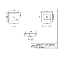 Раковина Essco Aspire AIS-WHT-101903 Белая