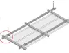 Подвесной потолок Армстронг V-Clip Plain белый 1200x300х40мм (кромка без фаски)