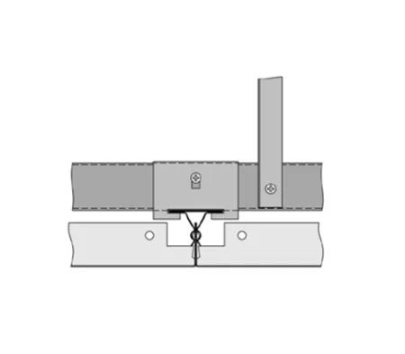 Подвесной потолок Армстронг V-Clip Plain белый 1200x300х40мм (кромка без фаски)