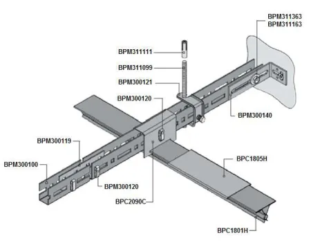 Подвесной потолок Армстронг V-Clip Plain белый 1200x300х40мм (кромка без фаски)