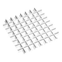 Грильято Пирамидальный ячейка 75х75мм, суперхром, высота 35 мм, ширина 10 мм