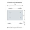 Армстронг OPTIMA Curved Canopy Выгнутая или Вогнутая 1870x1181x30мм, белый